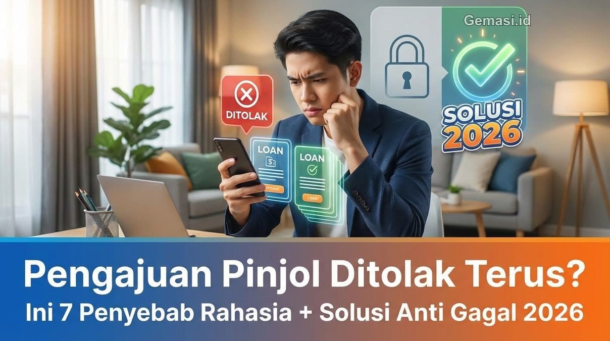 Pengajuan Pinjol Ditolak Terus? Ini 7 Penyebab Rahasia + Solusi Anti Gagal 2026