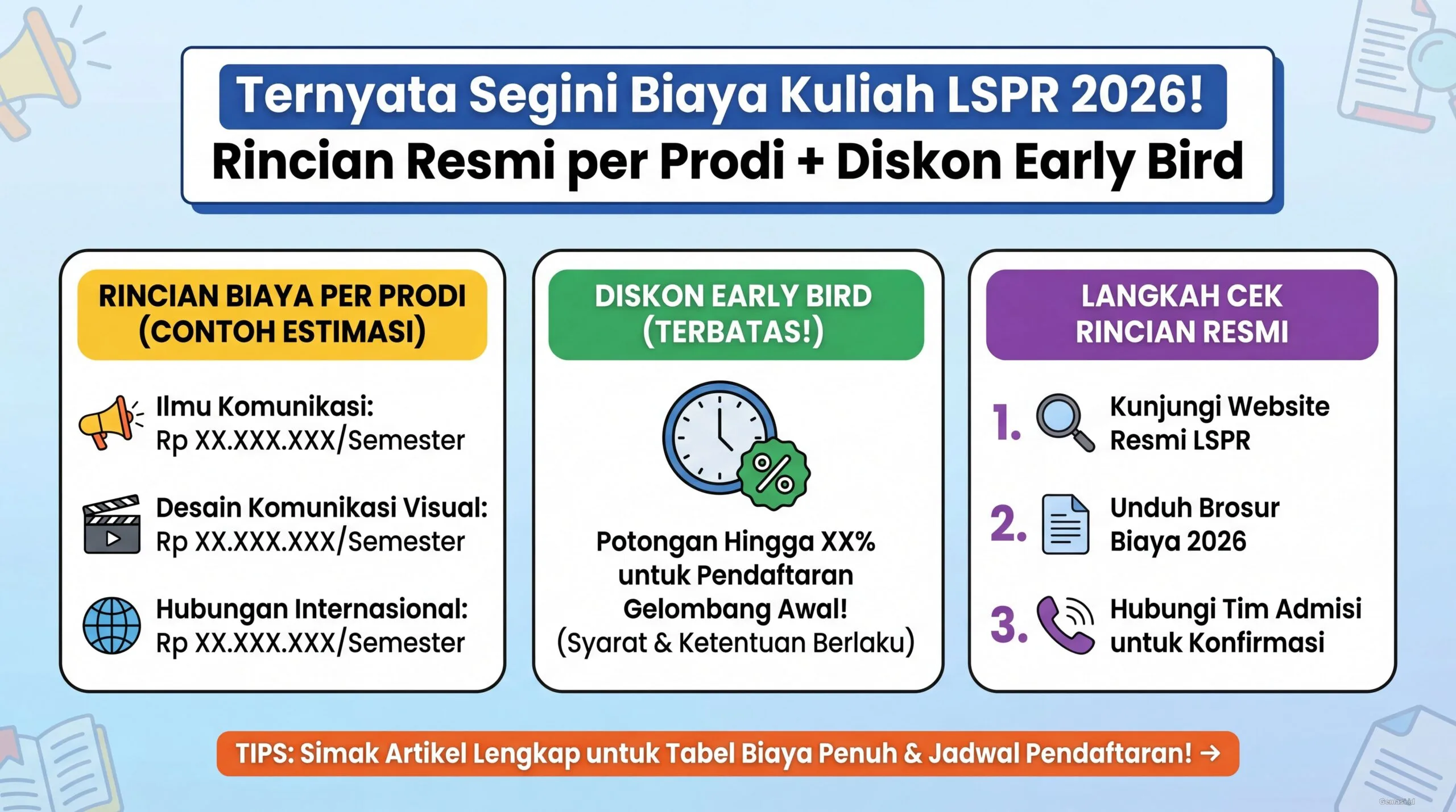 Ternyata Segini Biaya Kuliah LSPR 2026! Rincian Resmi per Prodi + Diskon Early Bird